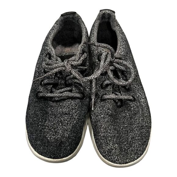ALLBIRDS SNEAKERS Grey Wool Runner Size 9 - Picture 4 of 10